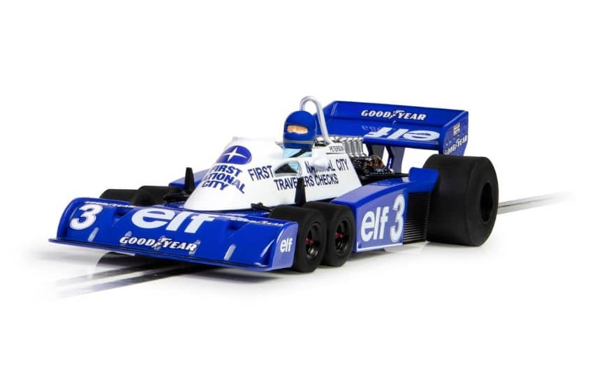 SCALEXTRIC - C4245 TYRRELL P34 1977 BELGIAN GRAND PRIX SLOT CAR ALSO SUITS CARRERA