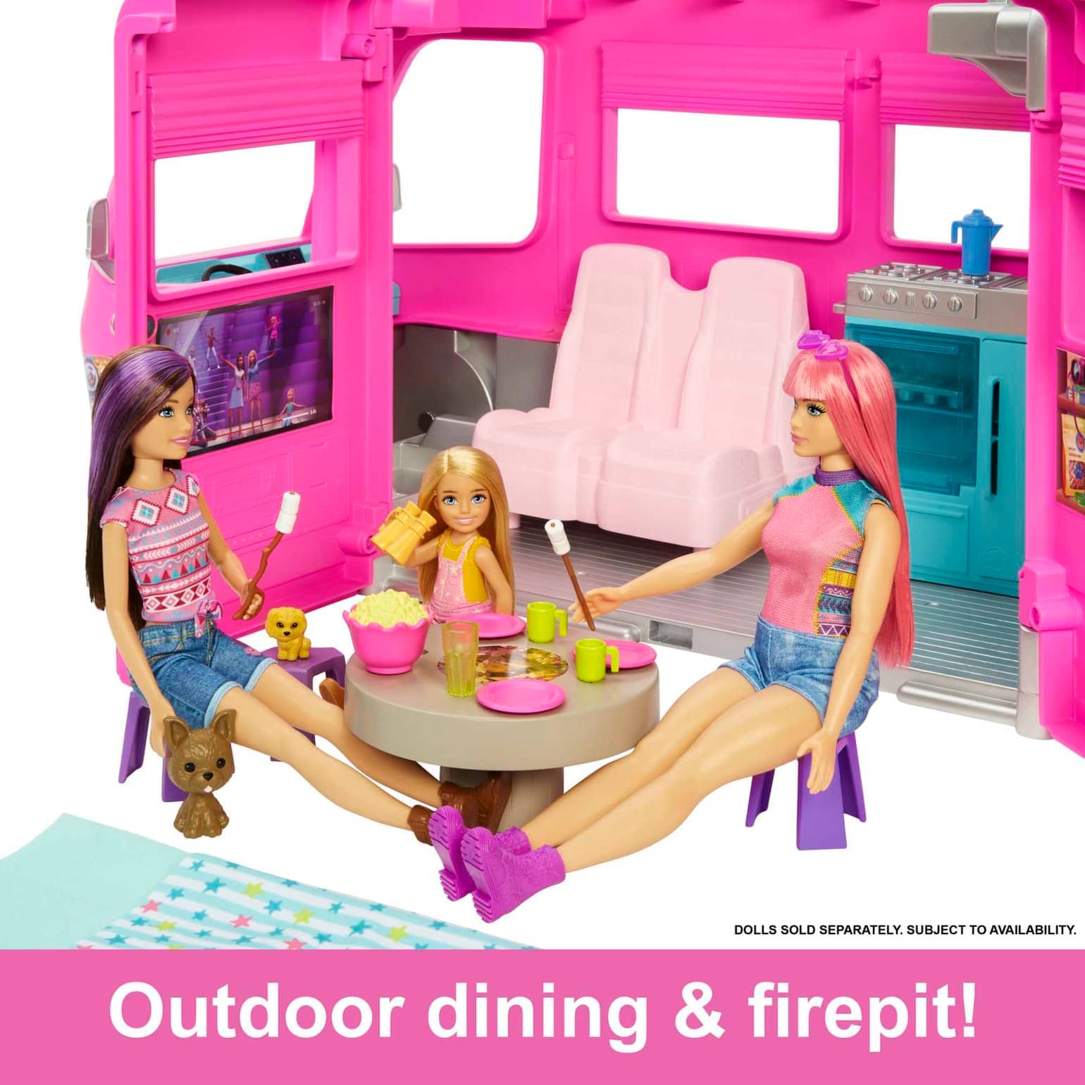 Barbie - Camper Dreamcamper Toy Playset With Pool And 60+ Accessories 2022